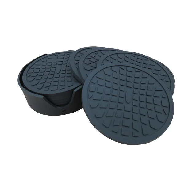 

4" Silicone Glass Coaster for Drink