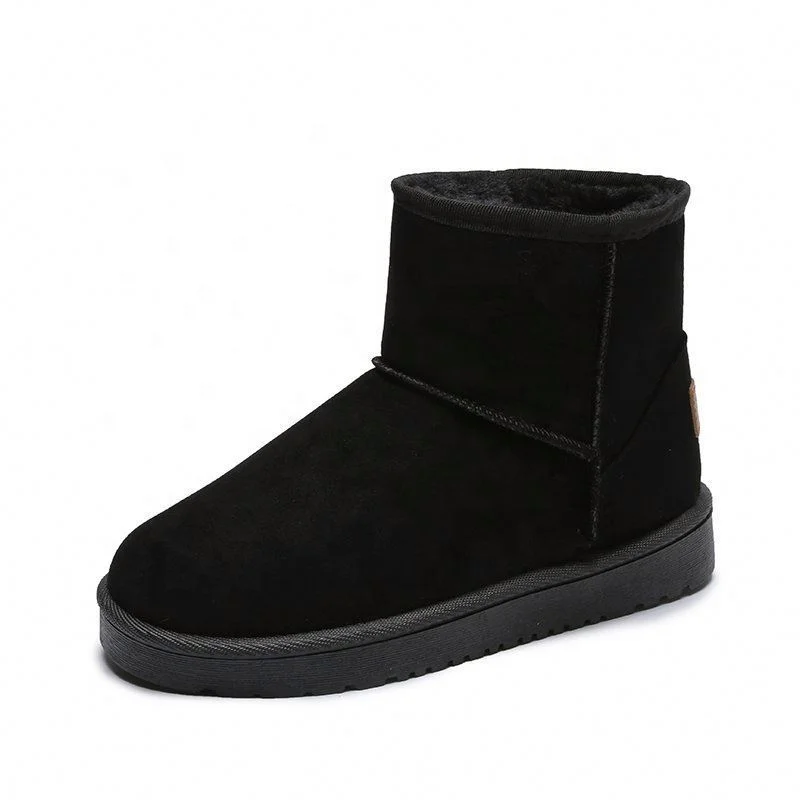

wholesale Fashionable Durable Winter Shoes Suede Plush Snow Boots for Ladies, Customized color