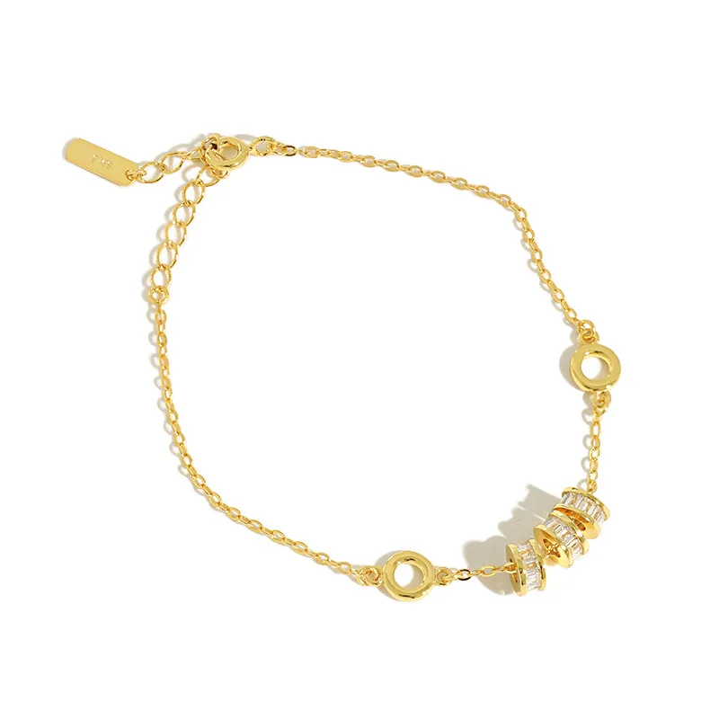 

NewSB22 fashion 18k gold bracelet 925 silver bracelet women's gift bangle bracelet