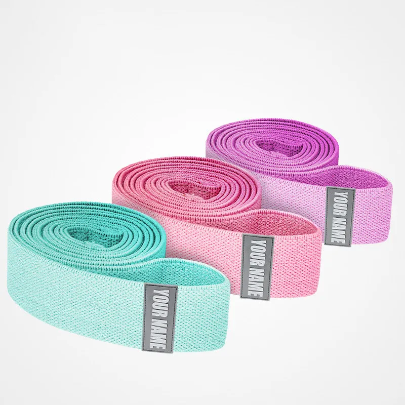 

208cm Yoga Belt Polyester Latex Elastic Latin Dance Stretching Band Loop Yoga Pilates GYM Fitness Exercise Resistance Bands, 3 colors