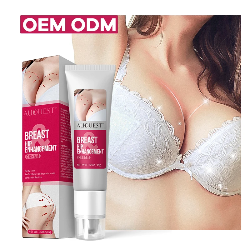 

OEM HOT SALE Natural Organic Herbal Breast and Hip Enhancement Cream Tightening Skin, White