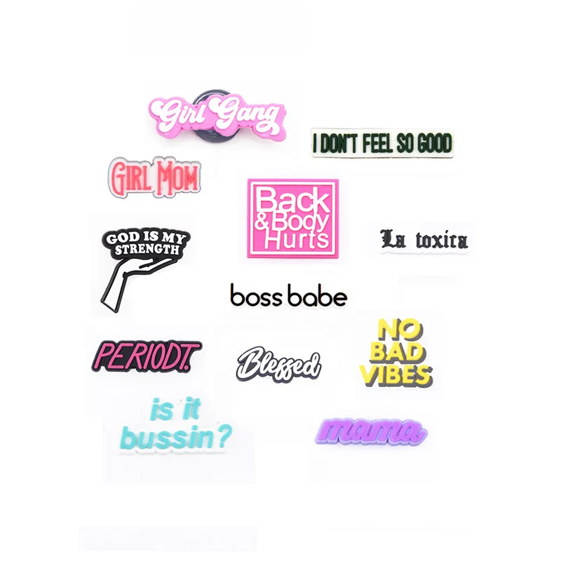 

HBCU croc Charms for shoe decoration saying shoe charms for baby croc shoes BAE croc charm for wholesale, Customized color