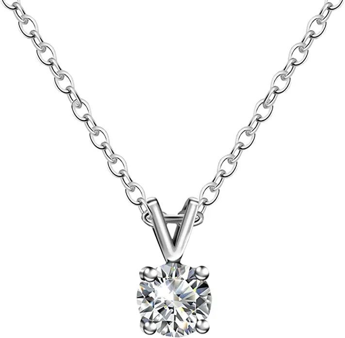 

Silver Plated Imitation Diamond Choker Necklace for Women