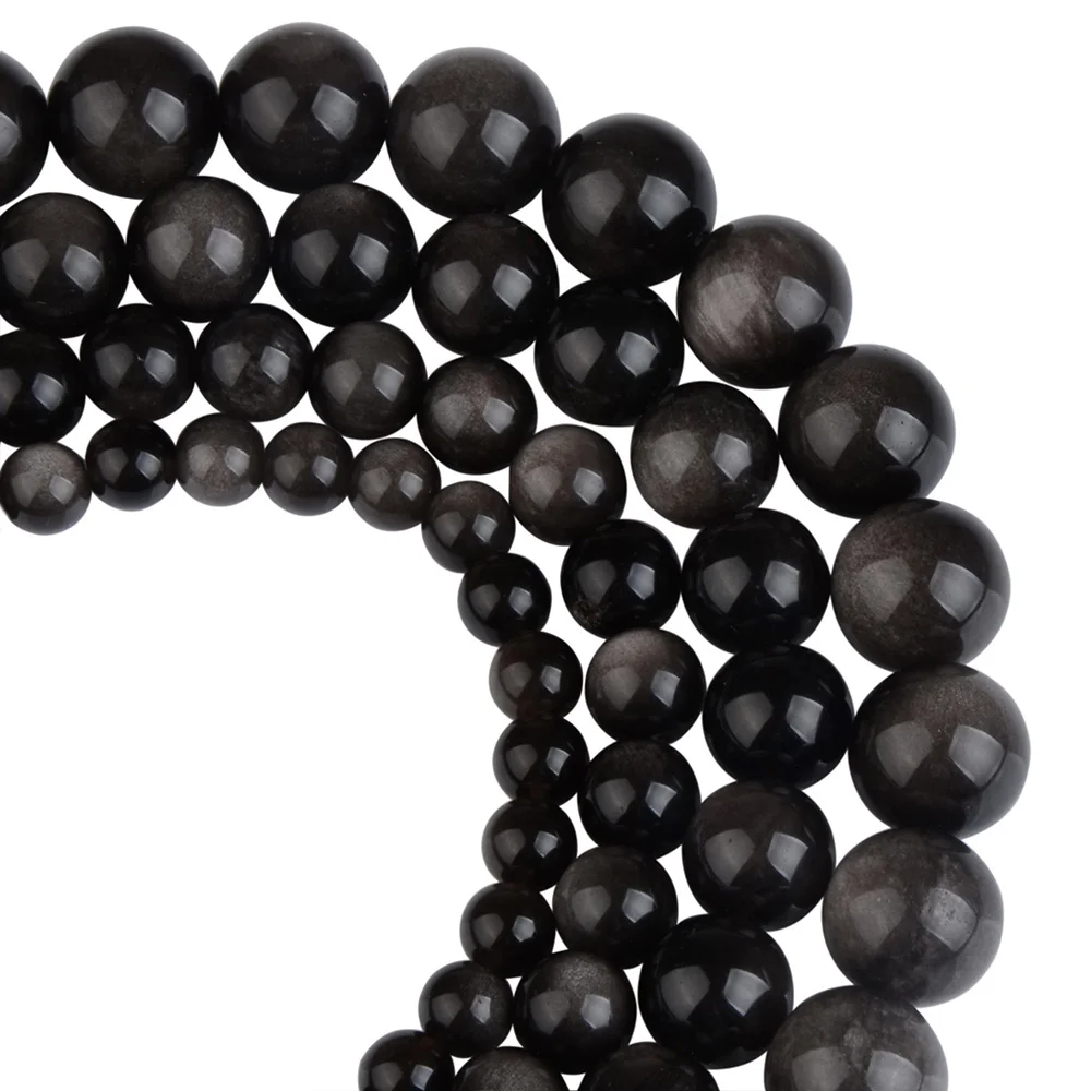 

Wholesale High Quality Natural Obsidian Stone Beads for Jewelry Handmade