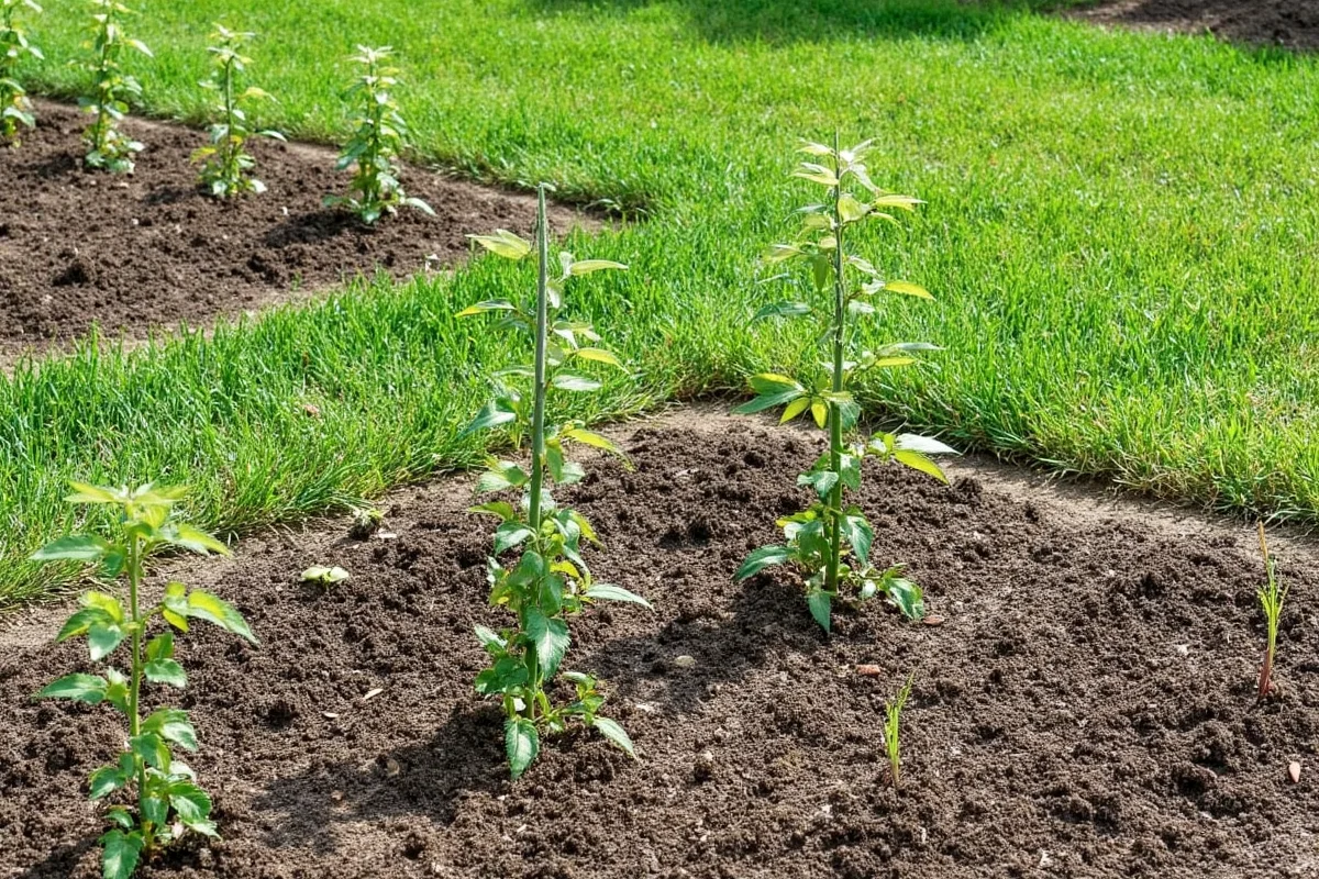 how to stake tomato plants