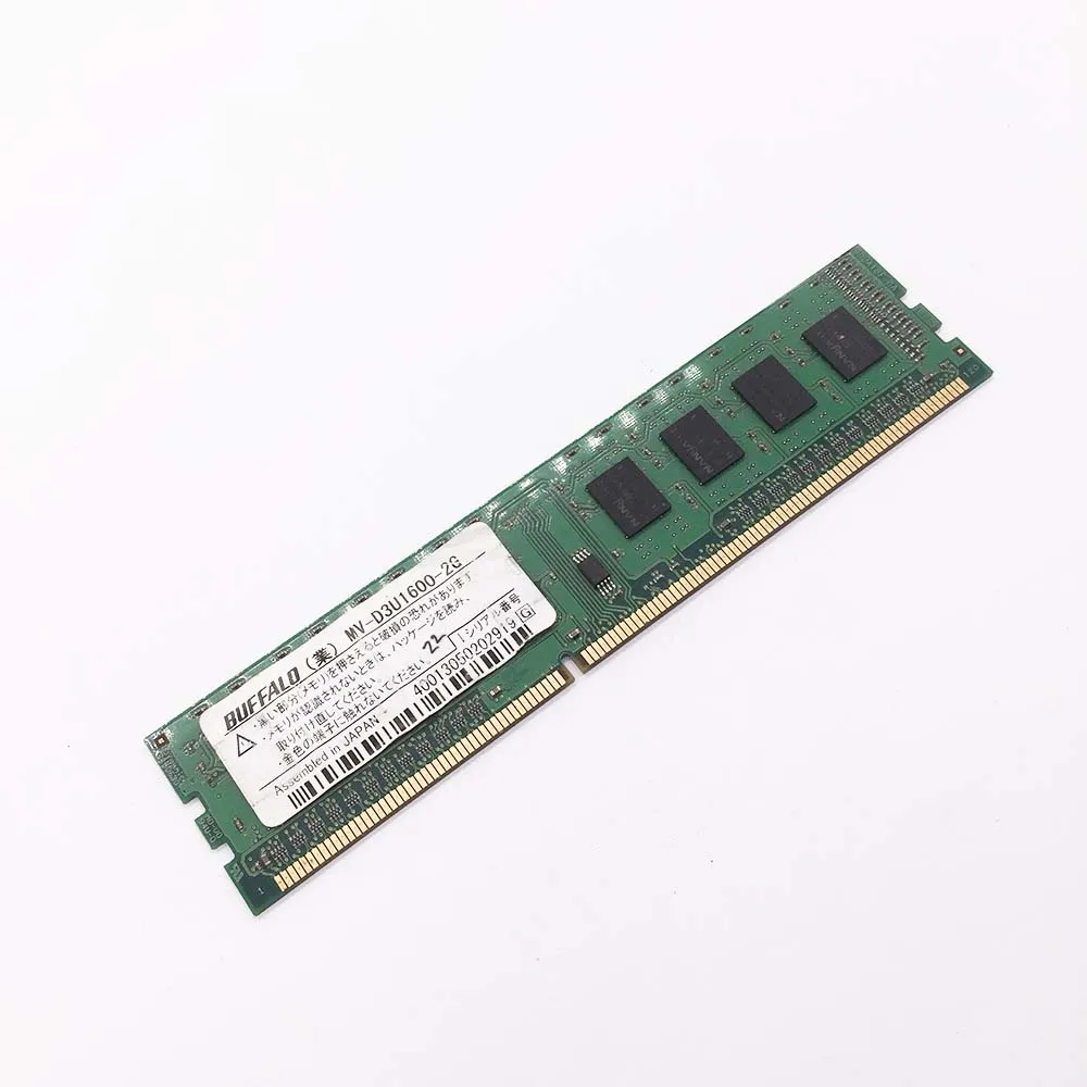 

Memory SDRAM DDR3 2GB 13333MHz PC3-8500U DDR3-1066 Desktop RAM Fits For Buffalo D3U1066-2G