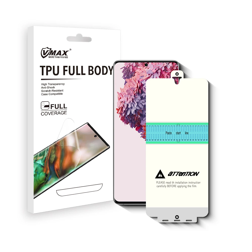 

For Samsung S20/S20 plus/S20 ultra/note 20 hydrogel film nano tpu soft screen protector full screen film