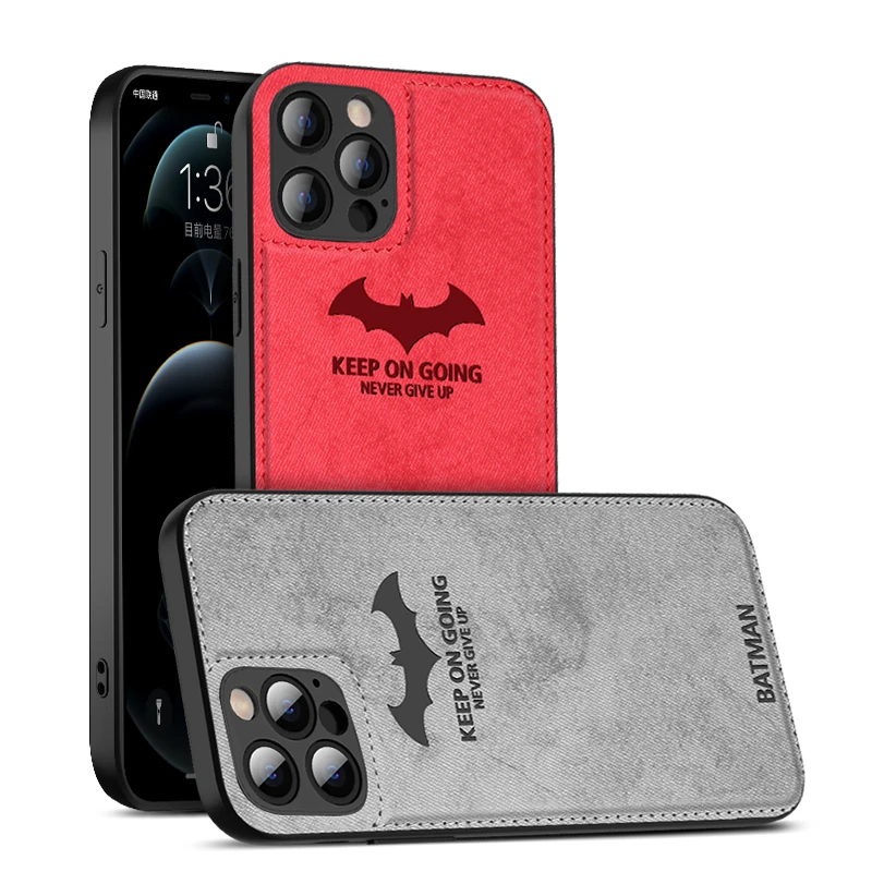 

Fashion 3D printing canvas cloth deer car magnetic mobile Phone Case for Apple iPhone 12 11 Pro Max Mini cellphone back cover, 4 colors