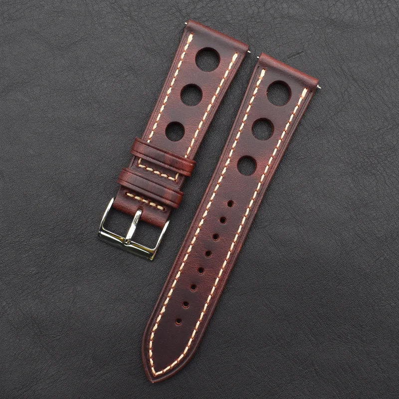 

Wholesale Genuine Leather Watch Strap Watch Band leather, Brown/red/black/coffee/green/blue