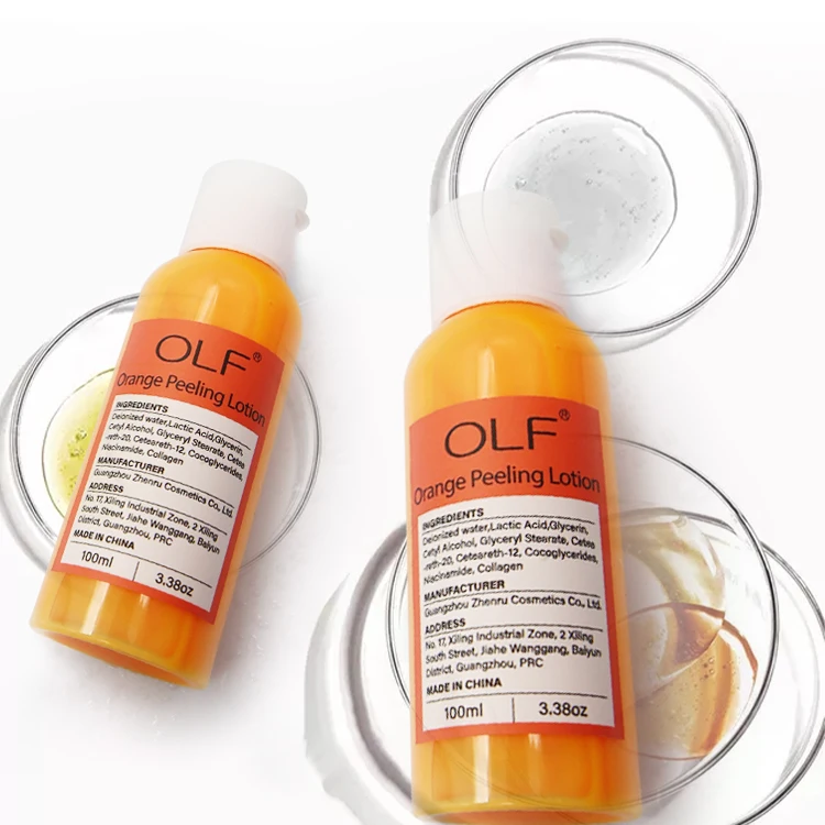 

Private label skin care organic body gel extra strength whitening peau d orange chemical dried foot orange peeling lotion