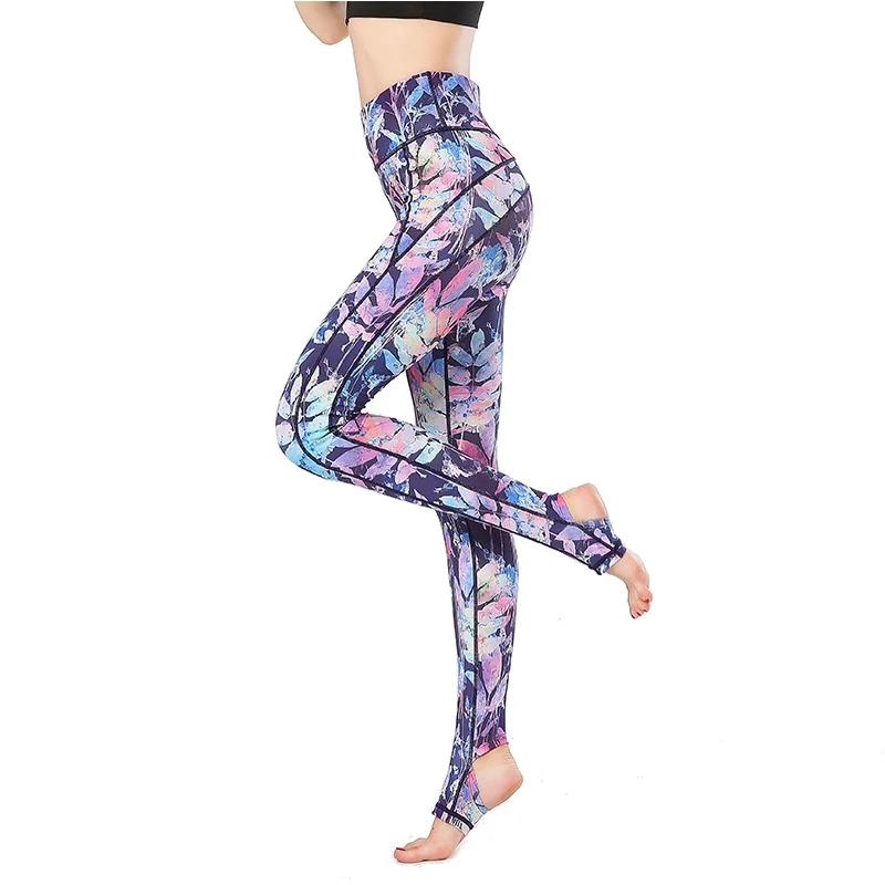 

Digital Printing Fitness Sports Jogging Workout Gym Thick Leggings Ladies Plus Size
