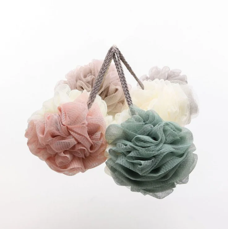 

Main Basics Bath Shower Loofah Sponge Pouf Body Scrubber Exfoliating, Customized color