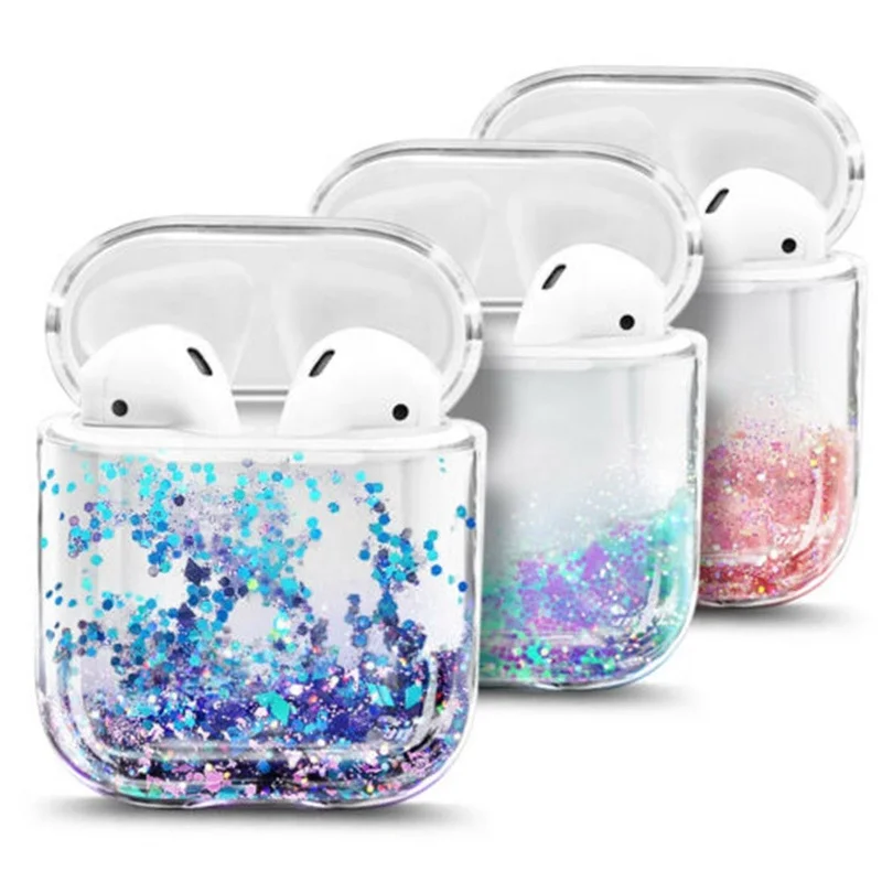 

Glitter Liquid Case Designed for Airpods Pro Sparkle Flowing Floating Quicksand Cute