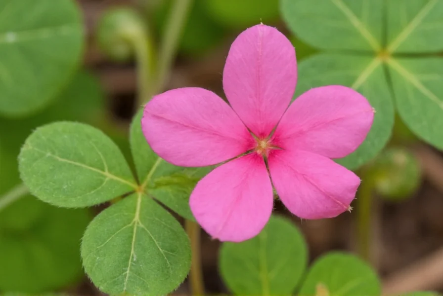 Close-up view of strawberry clover showing its distinctive fruit-like seed heads