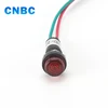 High quality 10mm diameter water heater red plastic pilot light led indicator light 220v with wire