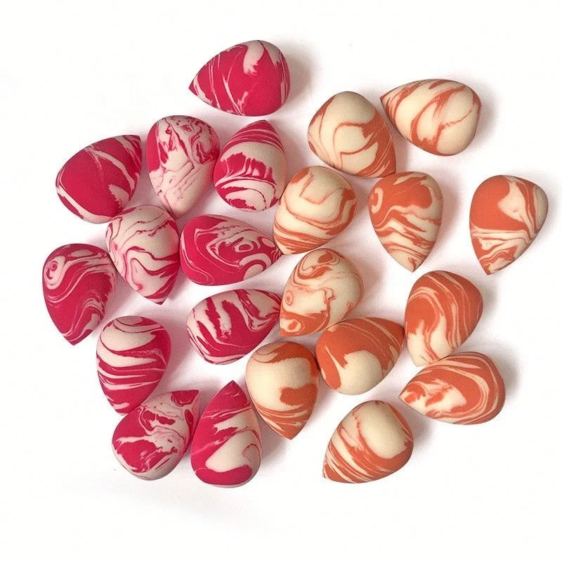 

Mini Popular Makeup Sponges Super Soft Beauty Makeup Sponges Blender in Stock, Rose/orange