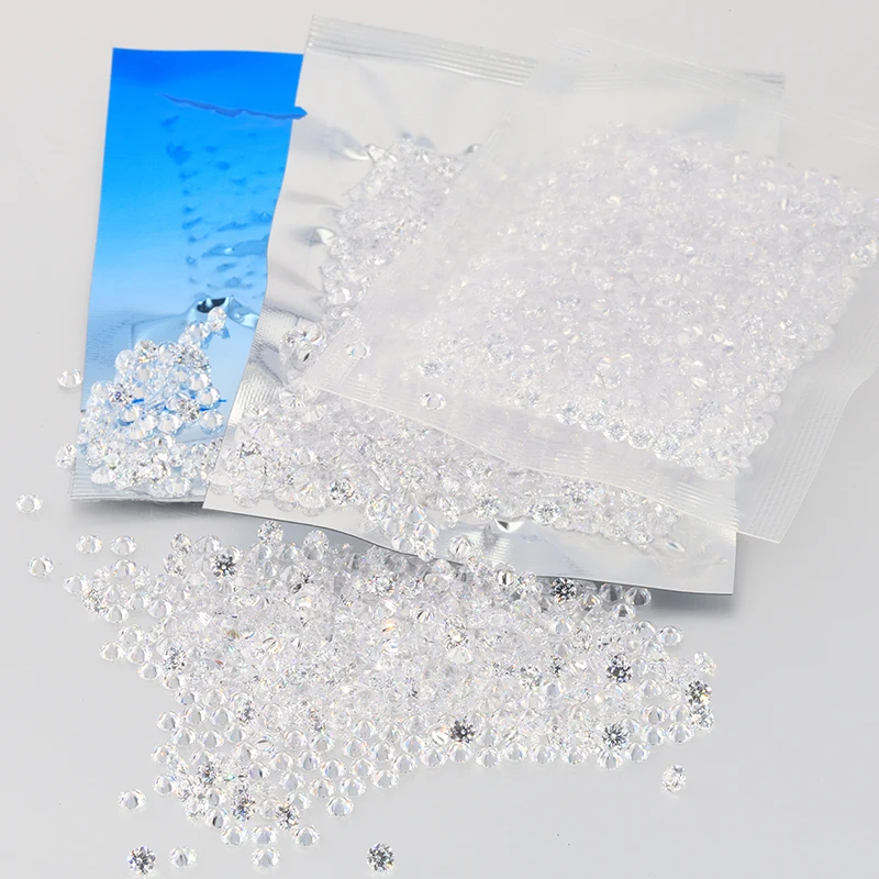 

Good price 3mm CZ White Round Cubic Zirconia stones 1000pcs/pack for Jewelry