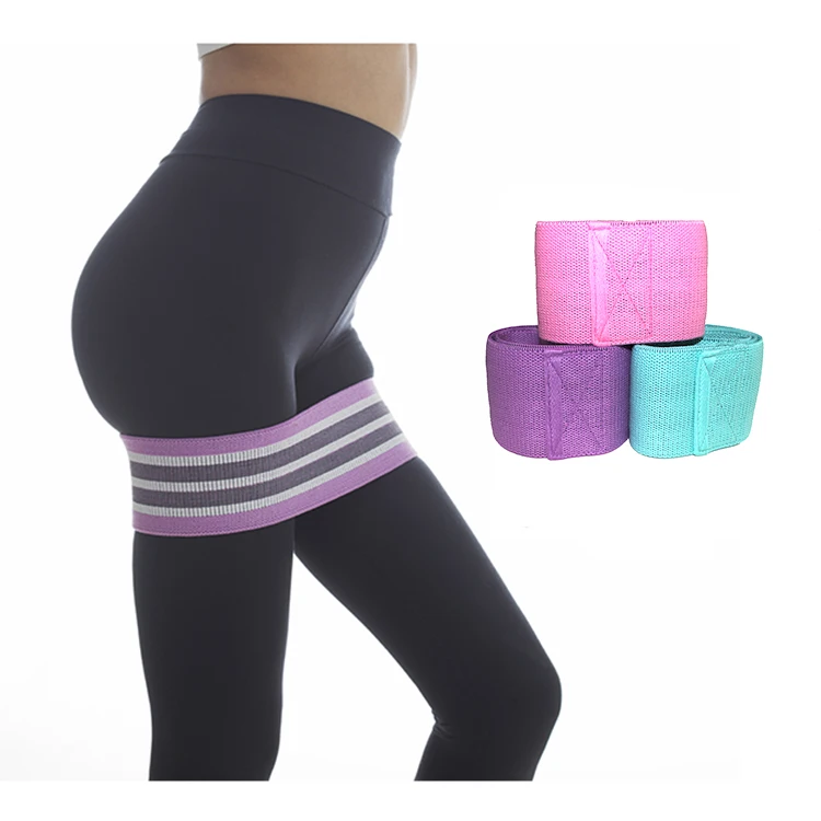 

Highly Elastic Multi Loop Hip Circle for Legs Thigh Glute Butt Squat Resistance Band Set, Pink, green, purple or customize
