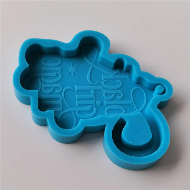 

Y1055 black girl magic letter Handmade resin mold silicone mold silicon moulds for Resin Crafting Shiny DIY, Blue
