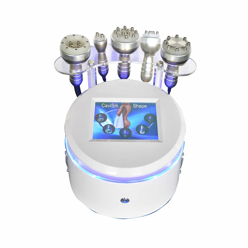 

2020 portable RF for body face body slimming vacuum 40k cavitation therapy device, White