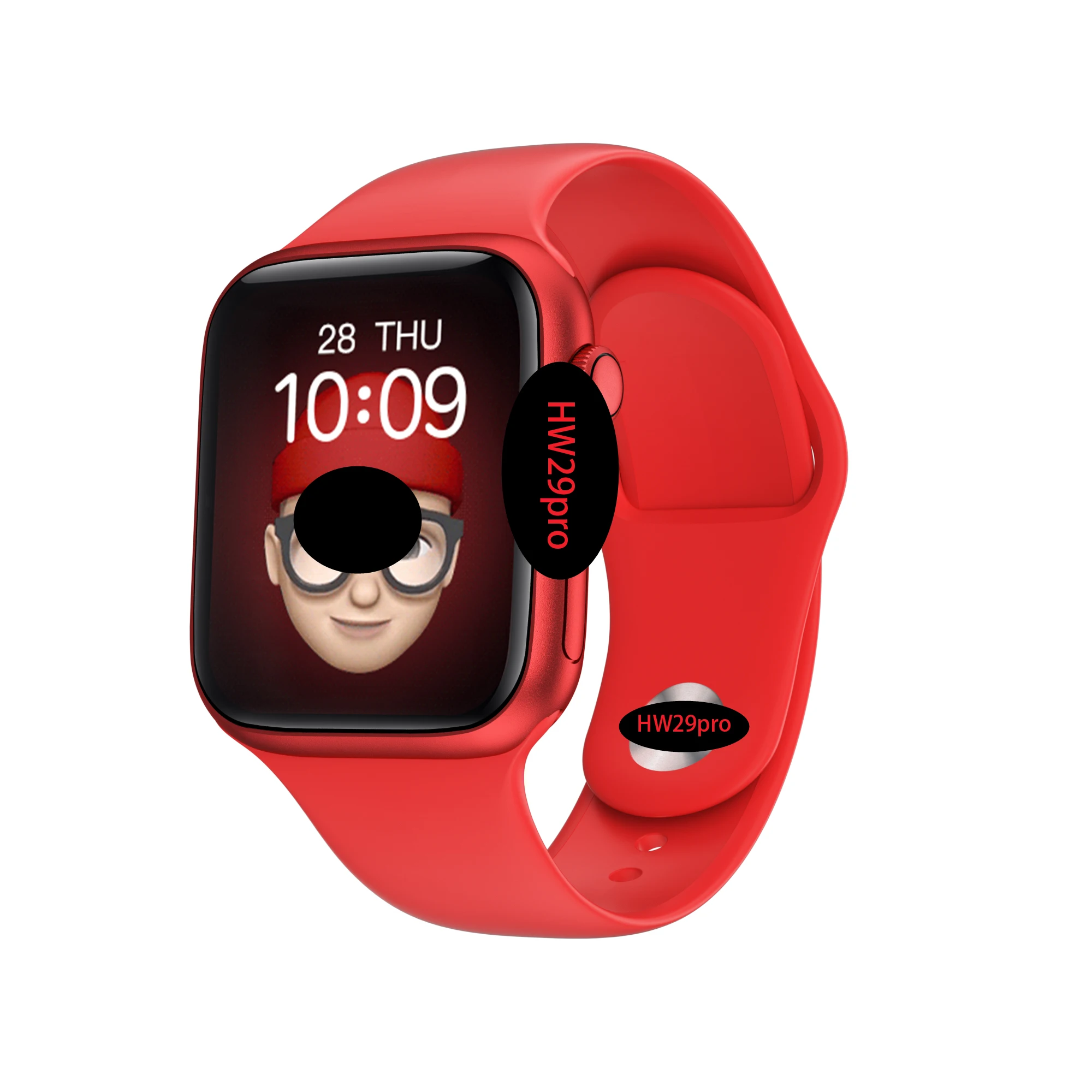 

hw22pro hw29pro smart watch,smart band heart rate rotate button 1.75inch screen reloj smart watch hw22pro, Red,white,pink,blue and black