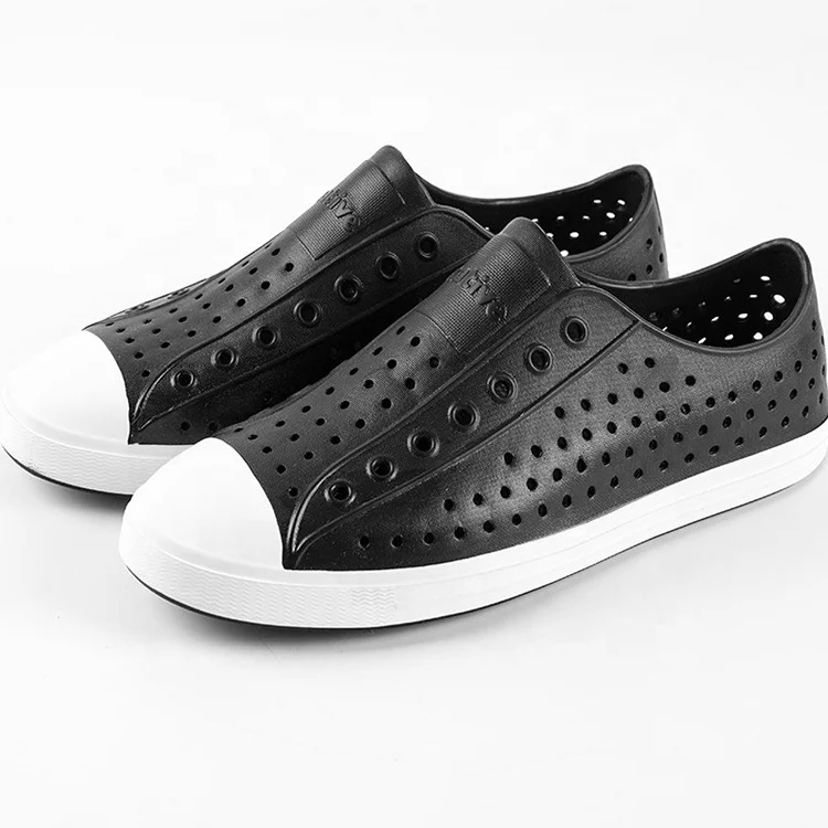 

OEM boy's and girl's oversize lazy slip-on breathable eva waterproof wading beach hollow casual shoes for men and women