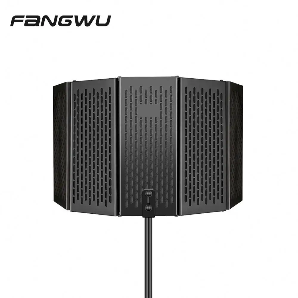 

Professional Direct Custom Logo Aokeo Microphone Shield, Black