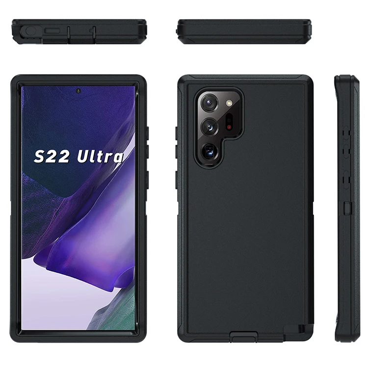 

Mobile Accessories Shockproof Defender Phone Case for Samsung Galaxy S22 Ultra Full Protection Mobile Case for Samsung S22 Ultra