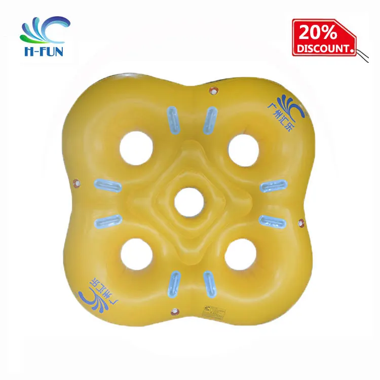 

Heavy duty water park cloverleaf tube for aqua park water slide water park tube slides for sale, Yellow, blue, green or customized