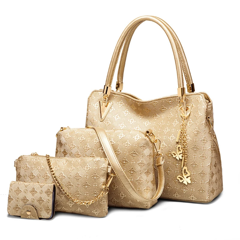 

Cheap price multicolor purses and handbags sets women son mother bags