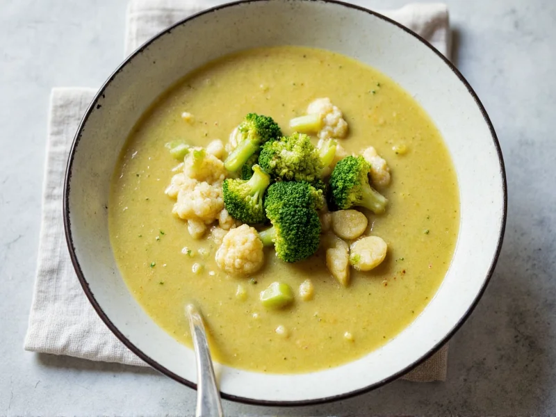 Creamy Broccoli Cauliflower Soup Recipe & Tips
