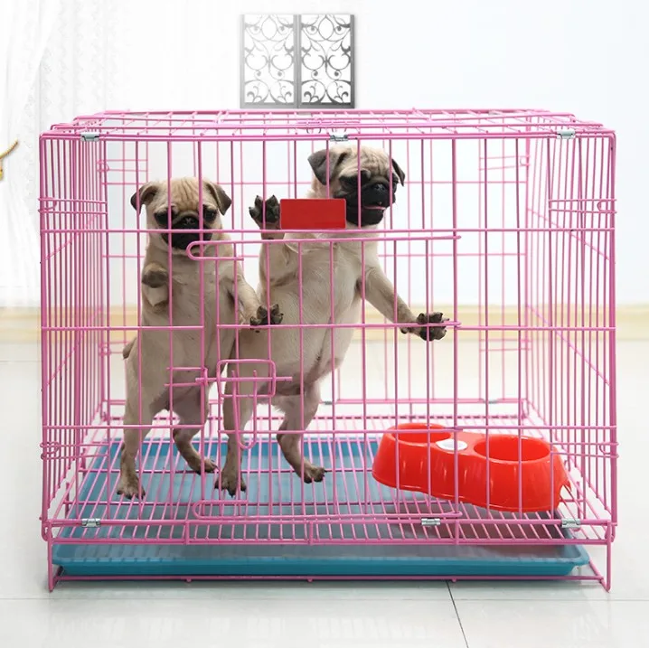 

Wholesale Cheap Large Size Iron Metal Dog Show Transport Cage With Tray For Sale, Black,silver,purple, blue,pink and custom