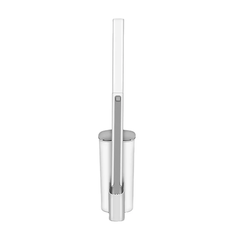

BOOMJOY Disposables quare toilet brush set cleaner grey toilet brush, White
