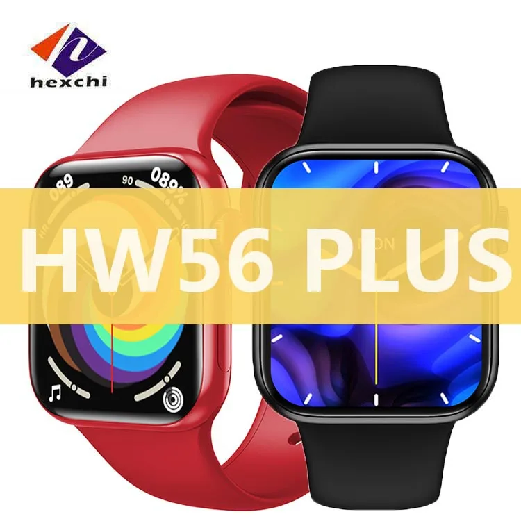 

Split Full Touch Display 3D Dynamic Dial Blood Oxygen Music Smartwatch HW56 PLUS 2021 Password Lock sport smart watch