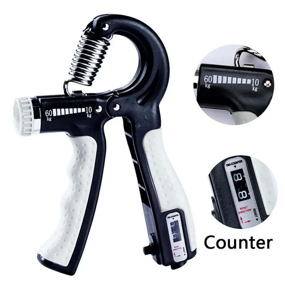 

R-Shape Adjustable Countable Grip Gripper with Counter Durable Hand Strength Exercise Fitness Tool