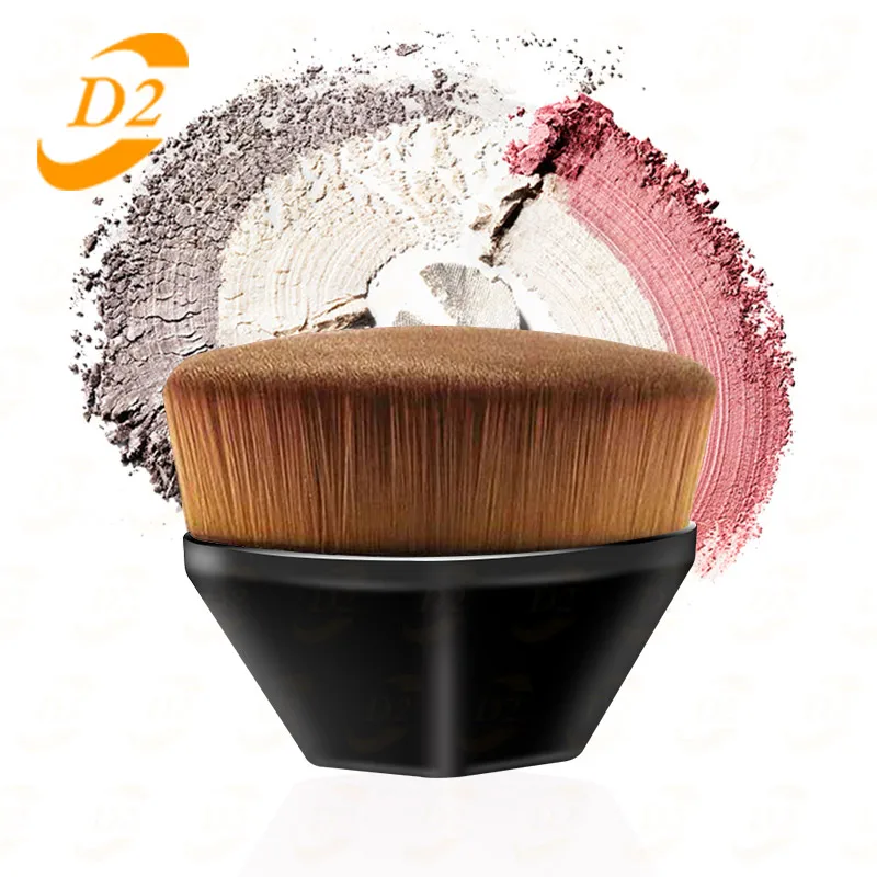 

Hot Single Six Corners Powder Makeup Brushes Diamond Cosmetic No Trace Foundation Brush Silicone Make Up Brushes