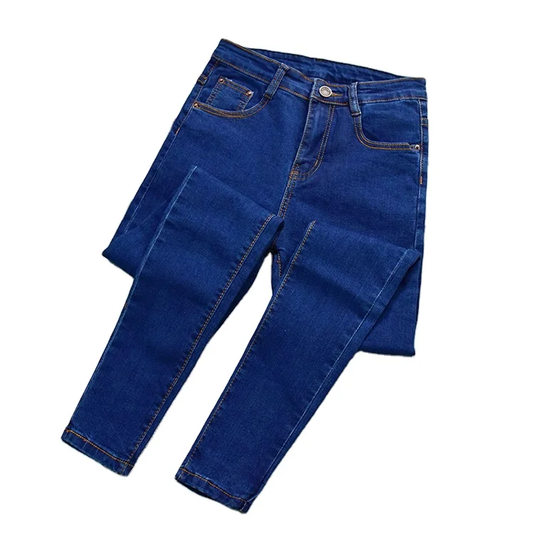 

2023 new high elastic women's large jeans wholesale multiple options