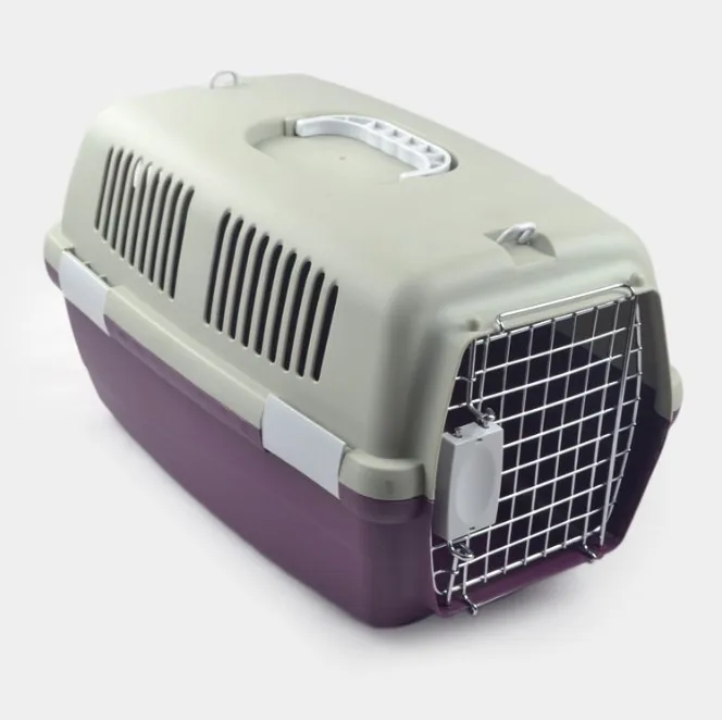 

CH0916 Qusheng Pet air box dog cat transport cage factory direct plastic dog cage, As shown /accept customization