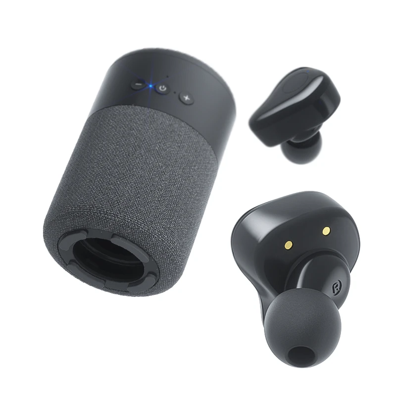 

New private model B20 speaker headset 2-in-1 wireless mini portable outdoor small audio earphone cheapest earphones headphones, Black