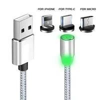 

Charging Cable Charger Micro Fast Data For Iphone 3 In 1 Magnetic Usb