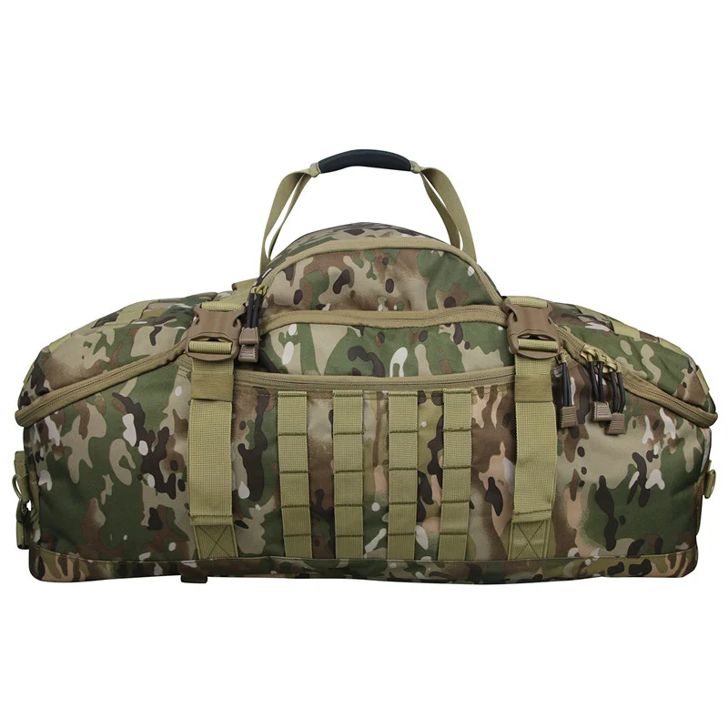 

USA Dispatch Big Waterproof Convertible Military Rucksack Pack Tactical Shoulder Sport Duffel Bag Hiking Military Duffle Bag, Black, od green, coyote, ocp, multicam military duffle bag