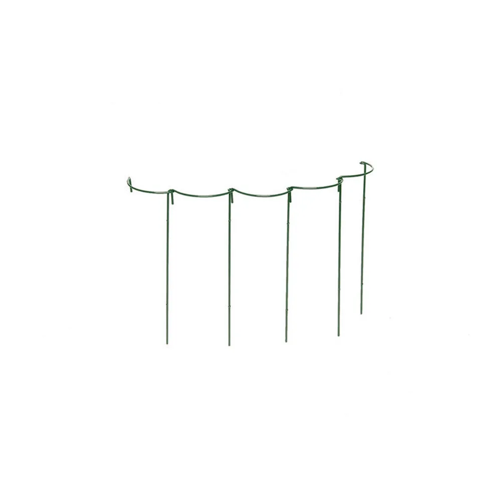 

2020 Newest Arc Plant Support Stake Metal Garden Plant Stake Half Round Plant Support Flower Pot Cage Suporte Para Plantas