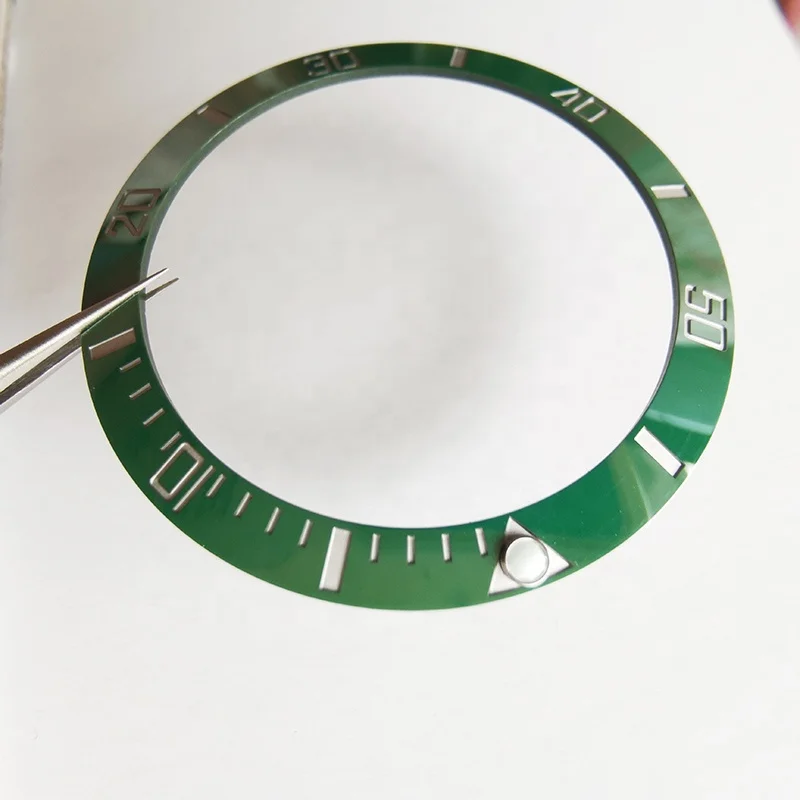 

Watch Parts On Top Quality 38mm Green Ceramic Watch Bezels Insert For Watches SUB 116610LV On Top Quality