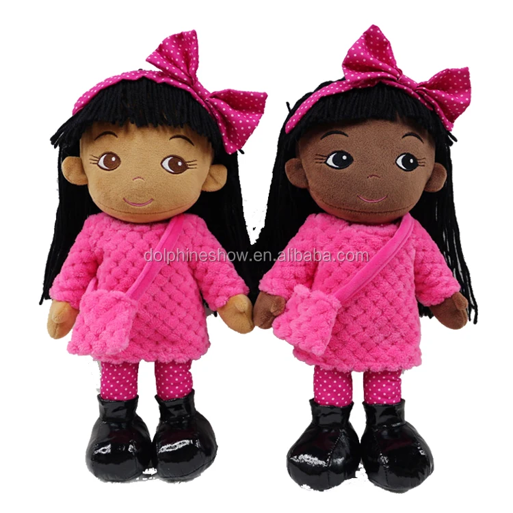 black baby skates doll