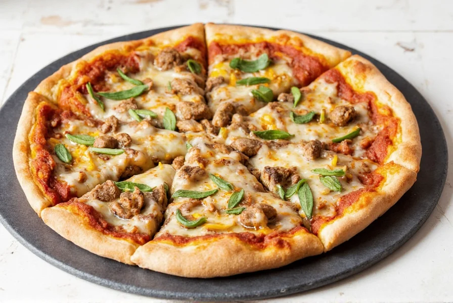 Portobello pizza