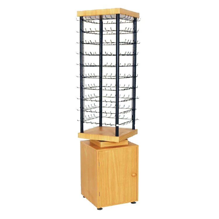 Multifunctional Floor Standing Metal Rack Rotating Display Stand For