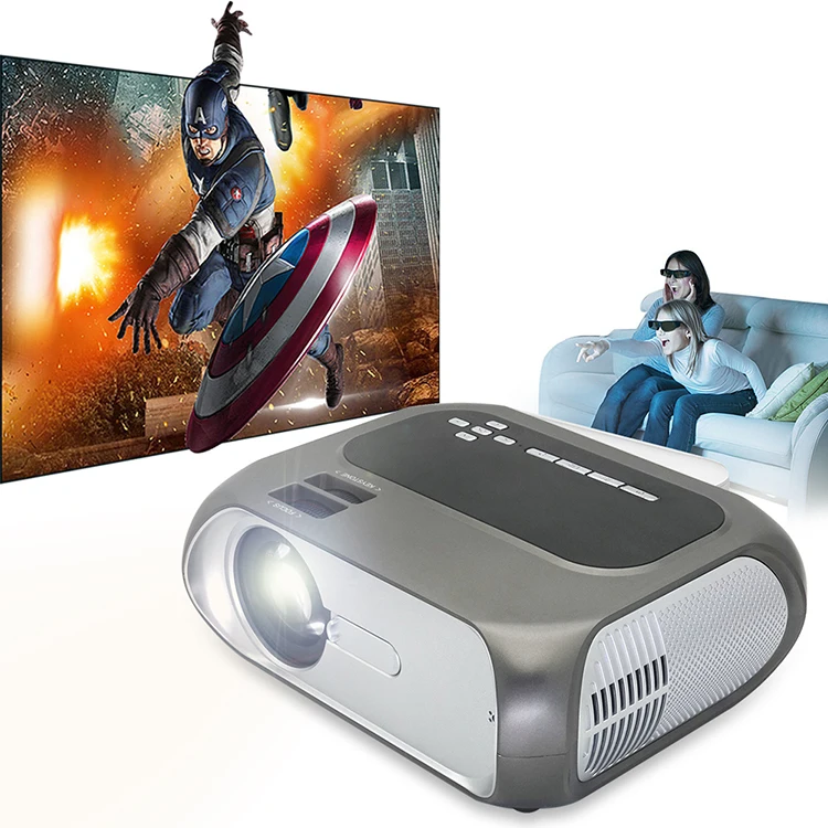 

Factory Price Custom Logo T7 Basic Mini 5000 Lumens 720p Home Theater Outdoor Mobile Phone Digital Projector