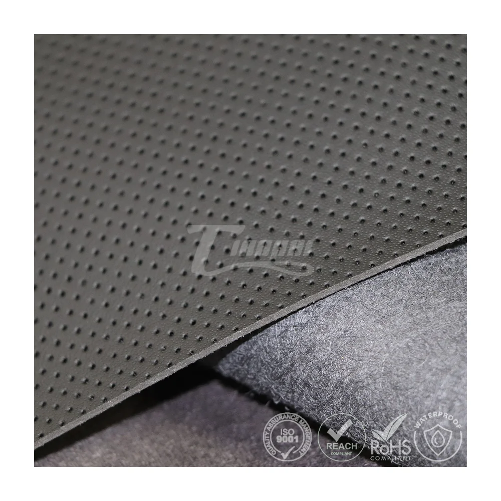 Abrasion-Resistant Microfiber Leather for Steering Wheel Wrap | 1.4mm Automotive Interior Synthetic Leather