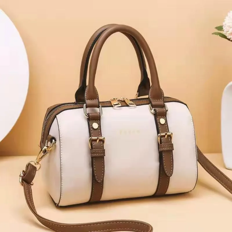 

Wholesale women purse and handbags luxury PU leather boston tote bag designer one-shoulder bag hot sale