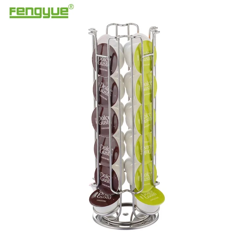 

Fengyue Coffee Pod Holder Rotating Capsule Stand for Dolce Gusto capsules